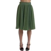 Rok D&amp;G groene geplooide rok voor dames