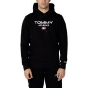 Sweater Tommy Hilfiger Tommy Hilfiger Heren Essential Logo Hoodie Zwar...