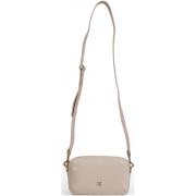 Tas Tommy Hilfiger beige leren crossbodytas voor dames