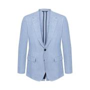 Blazer D&amp;G Lichtgewicht linnen blazer met klassieke details