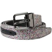 Riem D&amp;G Veelkleurige glitterriem BEL9190