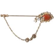 Broche D&amp;G Crystal Chain Sterling Zilveren Pin broche