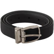 Riem D&amp;G zwarte Grosgrain riem