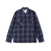 Overhemd Lange Mouw Dickies Lined Sacramento Sherpa Shirt - Navy