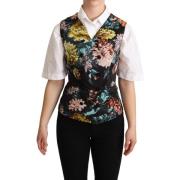 Kostuum D&amp;G Gebloemd jacquard gilet vest