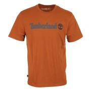 T-shirt Korte Mouw Timberland Linear Logo Short Sleeve