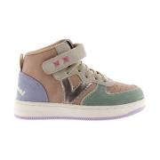 Lage Sneakers Victoria 1124122 Tiempo enkellaarzen met leereffect