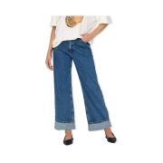 Straight Jeans Only Hope Wide Jeans - Medium Blue Denim