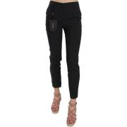 Broek D&amp;G Polka Dot Slim Capri Broek Taps Toelopende Broek