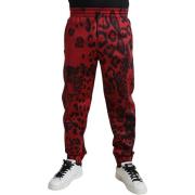 Broek D&amp;G Joggingbroek met luipaardprint