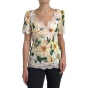 Overhemd D&amp;G Floral Zijden Blouse