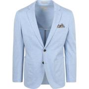 Blazer Suitable Colbert Face Print Lichtblauw