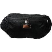 Tas D&amp;G Nylon Logo Plaque Riem Fanny Pack Bag