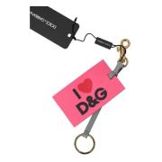 Sleutelhanger D&amp;G I Love DG sleutelhanger