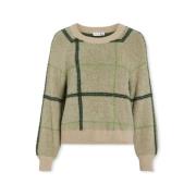 Trui Vila Hallo New Knit - Doeskin/Scarab