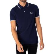 Polo Shirt Korte Mouw Sergio Tacchini Poloshirt met gestreepte kraag