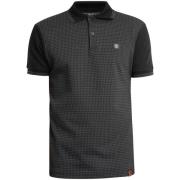 Polo Shirt Korte Mouw Trojan Poloshirt met pied-de-poule-paneel