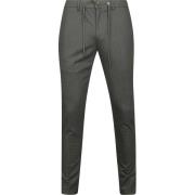 Broek Suitable Das Pantalon Pied de Poule Donkergroen