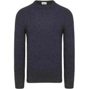 Sweater Profuomo Pullover Boiled Wool Navy