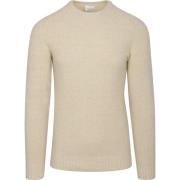 Sweater Profuomo Pullover Boiled Wool Ecru