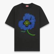 T-shirt Korte Mouw Kenzo Seasonal Poppy Graphic Classic