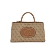 Handtas Guess Eco Mietta Small Society Satchel