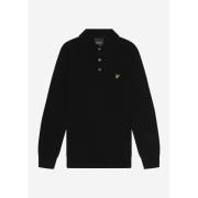 Trui Lyle &amp; Scott Cotton merino long sleeve knitted polo