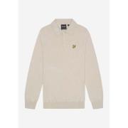 Trui Lyle &amp; Scott Cotton merino long sleeve knitted polo