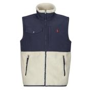 Fleece Jack Polo Ralph Lauren POLAIRE SHERPA ZIPPEE SANS MANCHE