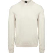 Sweater BOSS Trui Bjarno Wol Ecru