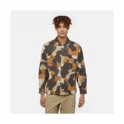 Overhemd Lange Mouw Dickies Camo canvas work shirt