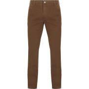 Broek Meyer Chino Bonn Twill Bruin