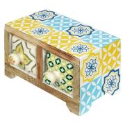 Manden en dozen Signes Grimalt Kruidenrek Met 2 Lades