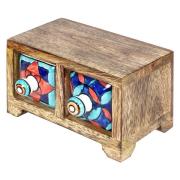 Manden en dozen Signes Grimalt Kruidenrek Met 2 Lades