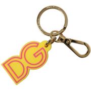 Sleutelhanger D&amp;G DG Logo Sleutelhanger Geel