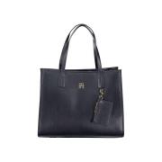 Handtas Tommy Hilfiger Polyethyleen handtas met schouderhengsels en lo...