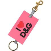 Sleutelhanger D&amp;G I Love DG Sleutelhanger Roze