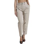 Broek D&amp;G beige katoenen cargobroek voor dames