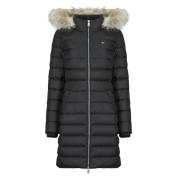 Donsjas Tommy Jeans TJW ESSENTIAL HOODED DOWN COAT