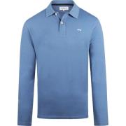 Sweater Mcgregor Long Sleeve Poloshirt Faded Blauw