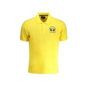 T-shirt La Martina Heren Polo Met Korte Mouwen Geel