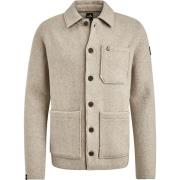 Sweater Vanguard Overshirt Button Beige