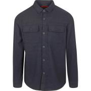 Sweater Suitable Overshirt August Wool Blend Navy