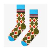 High socks Happy socks SQUIRREL ARGYLE SOCK