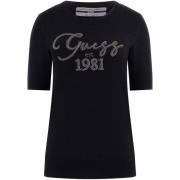 T-shirt Guess Paloma Logo Rn Ss Swtr