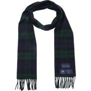 Sjaal Suitable Sjaal Ruit Merino Wol Navy Groen