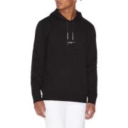 Sweater EAX hoodie met logo voor heren zwart