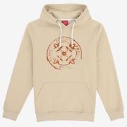 Sweater Oxbow Hoodie met trekkoorden en print P2SAVIOR