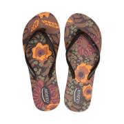 Teenslippers Oxbow Damesslippers met print VIRTILIM