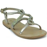 Sandalen Oca Loca OCA LOCA METALIZADA ADORNO STRASS ORO